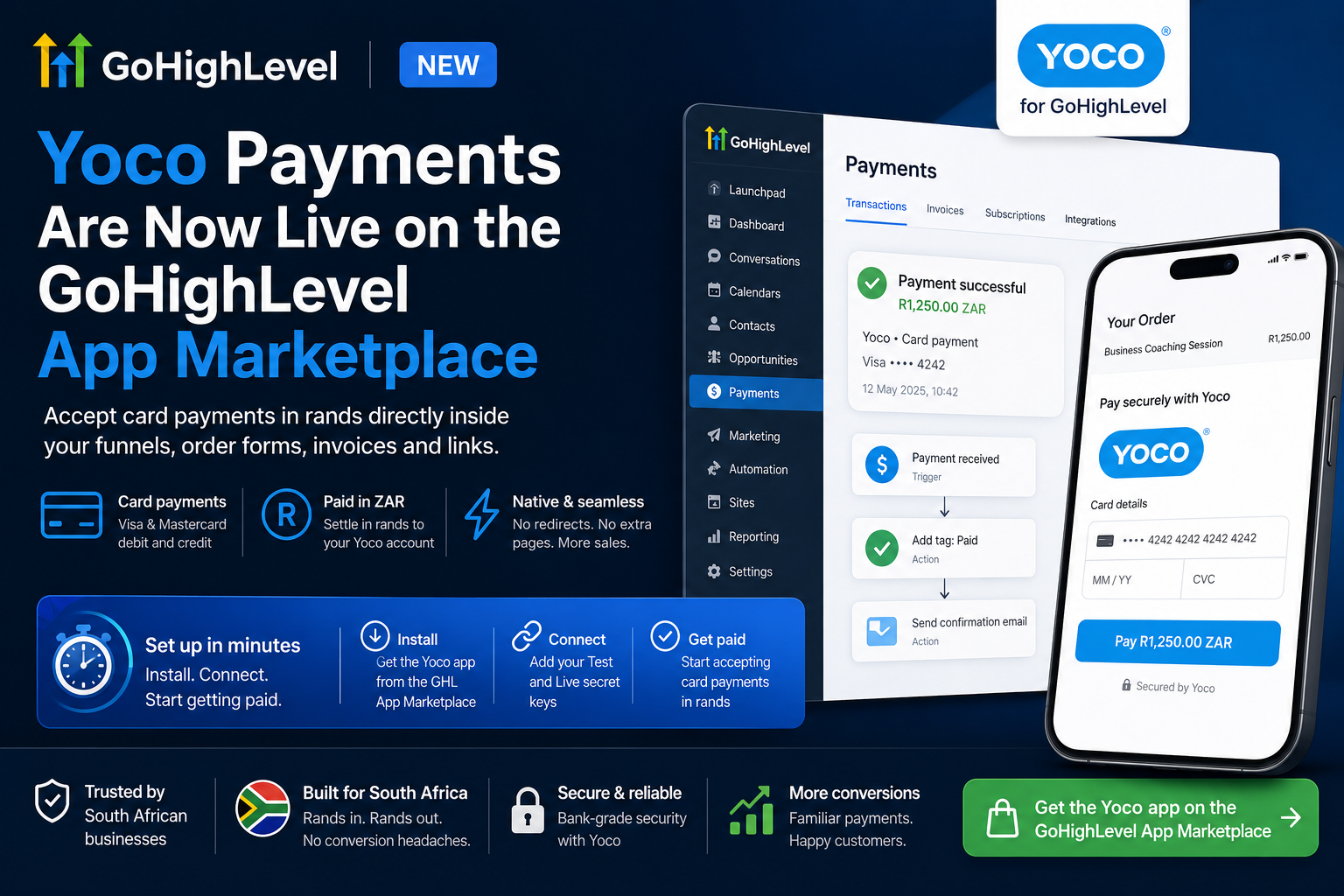 Yoco for GHL is now live